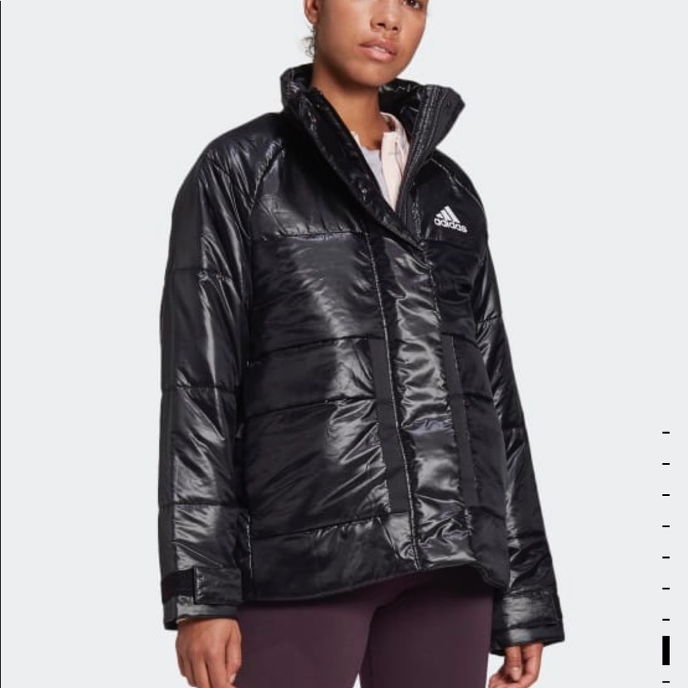 Adidas glam on winter jacket